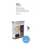 U.S. Polo Assn. 80431 3'Lü Erkek Boxer Grimelanj-Lacivert-Kırmızı