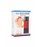 U.S. Polo 80454 Erkek 3 Lü Uzun Paçalı Boxer
