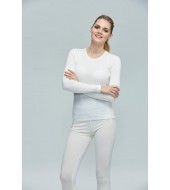 U.S. Polo Assn Kadın Beyaz Termal Uzun Kol T-shirt 15067